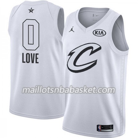 Maillot Homme Cleveland Cavaliers Kevin Love 0 2018 All Star Jordan Brand Blanc Swingman